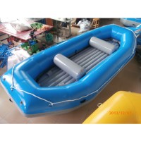 PVC Tarpaulin White Water Raft / River Inflatable Rafting Boat With Lower Price