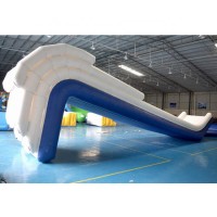 ANTI-UV 0.9mm PVC Tarpaulin Yacht Inflatable Floating Slide For Sale