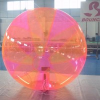 Bouncia 0.8mm PVC Material Water Ball Inflatable With Tizip Zipper