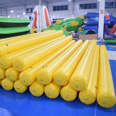 Yellow Color Inflatable Water Park Tube, Inflatable Buoy Float