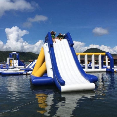 Water Park Inflatable Water Slide For Lake Or Sea