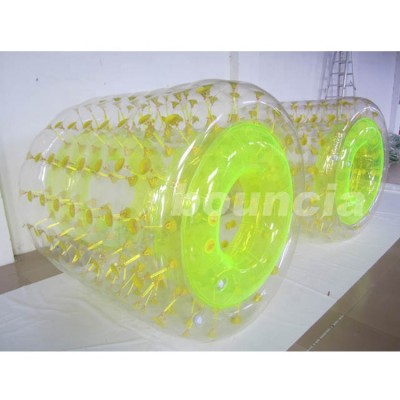 Shinning Inflatable Roller Wheel / Inflatable Water Roller For Sale