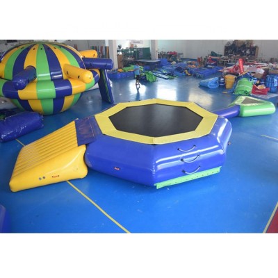 Inflatable Aqua Jumping Trampoline Combo For Lake